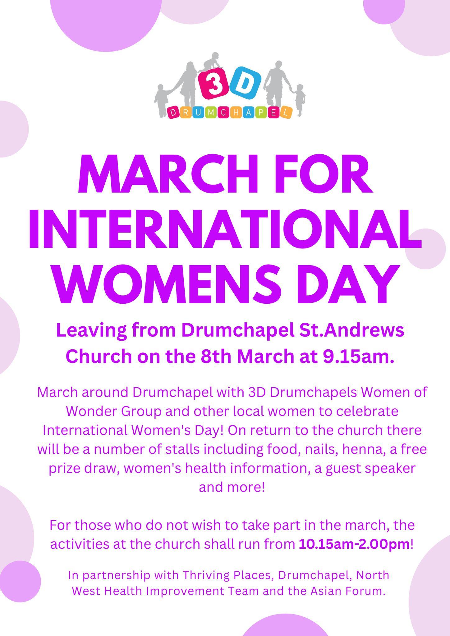 March for International Womens Day